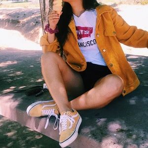 Vans Yellow Old Schools